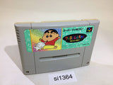 Crayon Shinchan Arashi wo Yobu Enji SNES Super Famicom Japan - SI1364