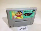 Crayon Shinchan Arashi wo Yobu Enji SNES Super Famicom Japan - SI1366