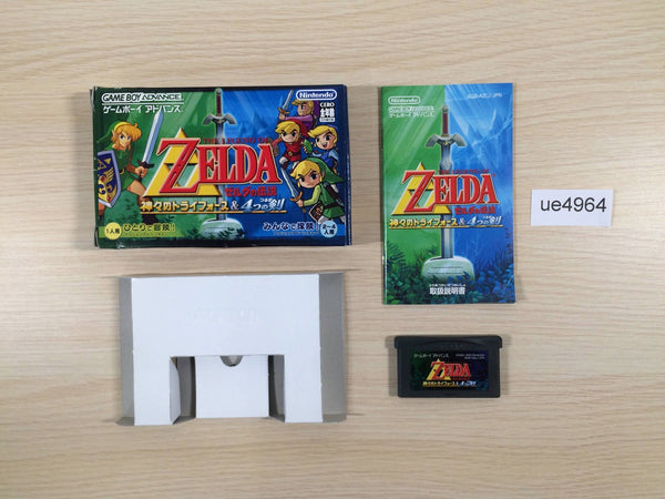 UE4964 Zelda A Link to the Past 4 Swords BOXED GameBoy Advance Japan
