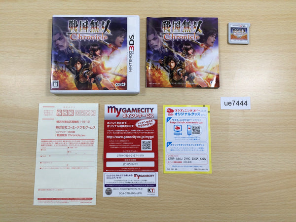 ue7444 Samurai Warriors Chronicle BOXED Nintendo 3DS Japan