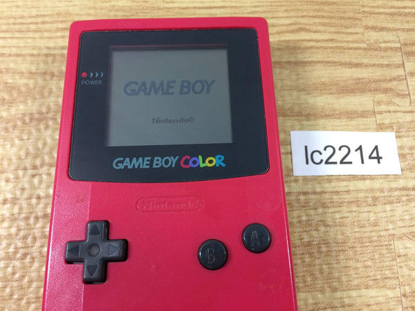 lc2214 GameBoy Color Red Game Boy Console Japan