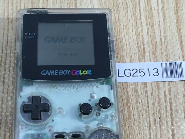 LG2513 Plz Read Item Condi GameBoy Color Clear Game Boy Console Japan