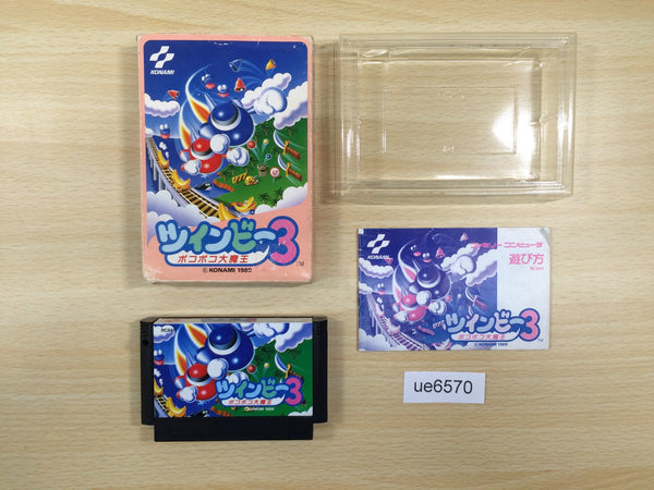 UE6570 Twin Bee 3 BOXED NES Famicom Japan
