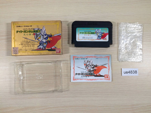 UE4838 SD Gundam Gaiden Knight Gundam Story 2 BOXED NES Famicom Japan