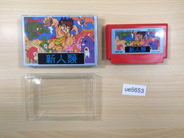 UE5653 Shin Jinrui BOXED NES Famicom Japan