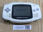 LG2431 Plz Read Item Condi GameBoy Advance White Game Boy Console Japan