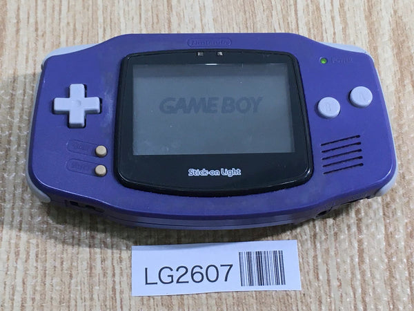 LG2607 GameBoy Advance Violet Game Boy Console Japan