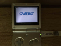 LG1885 Tested Working - GameBoy Advance SP Platinum Silver  Console Japan