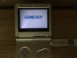 LG1885 Tested Working - GameBoy Advance SP Platinum Silver  Console Japan