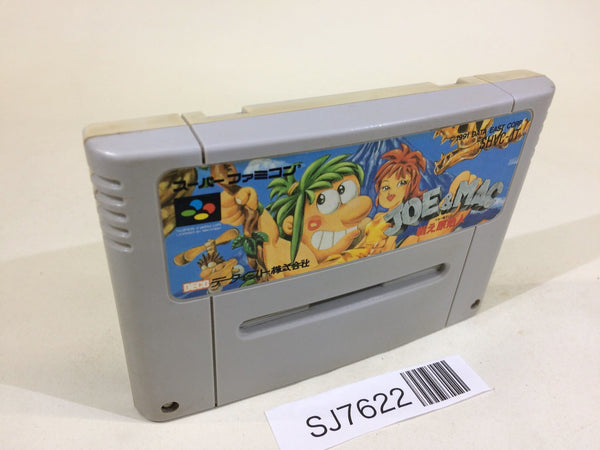 SJ7622 Joe & Mac Tatakae Genshijin SNES Super Famicom Japan