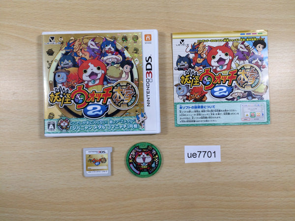 ue7701 Yo-kai Watch 2 Honke BOXED Nintendo 3DS Japan