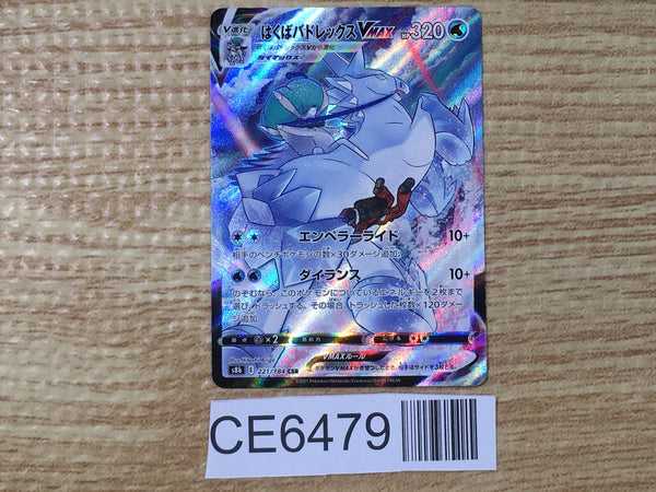 CE6479 Ice Rider Calyrex VMAX CSR s8b 221/184 Pokemon Card TCG Japan