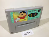 Crayon Shinchan Arashi wo Yobu Enji SNES Super Famicom Japan - SI9311
