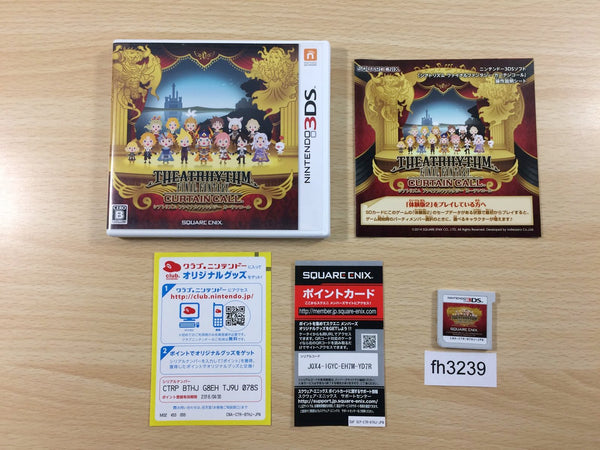 fh3239 THEATRHYTHM FINAL FANTASY CURTAIN CALL BOXED Nintendo 3DS Japan