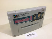 sj5591 P.T.O. II 2 Teitoku no Ketsudan TPO SNES Super Famicom Japan