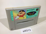Crayon Shinchan Arashi wo Yobu Enji SNES Super Famicom Japan - SI9313