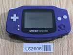 LG2608 Plz Read Item Condi GameBoy Advance Violet Game Boy Console Japan