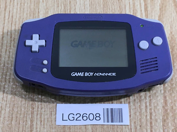 LG2608 Plz Read Item Condi GameBoy Advance Violet Game Boy Console Japan