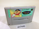 Crayon Shinchan Arashi wo Yobu Enji SNES Super Famicom Japan - SH7446
