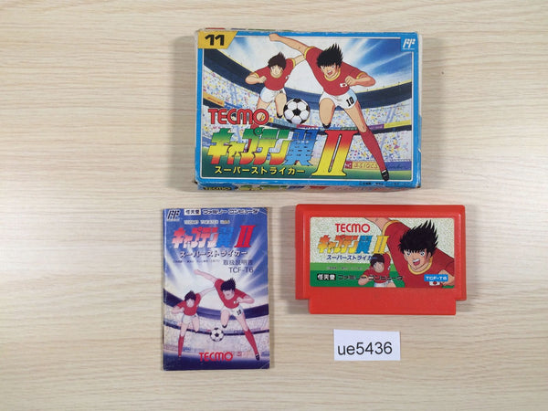 UE5436 Captain Tsubasa II 2 BOXED NES Famicom Japan