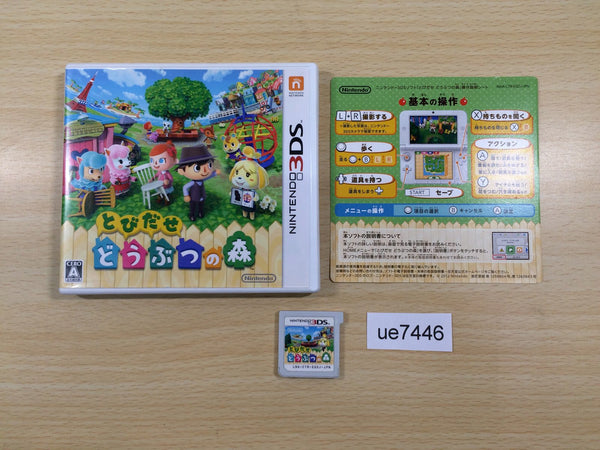 ue7446 Animal Crossing New Leaf BOXED Nintendo 3DS Japan