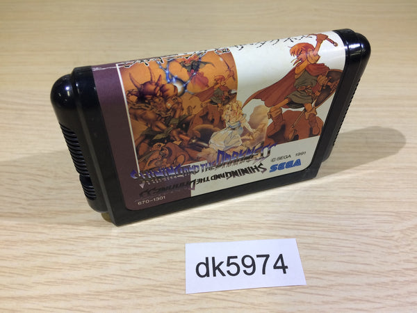 DK5974 Shining And The Darkness Mega Drive Genesis Japan