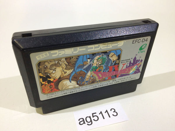 AG5113 Dragon Quest IV 4 NES Famicom Japan