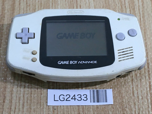 LG2433 Plz Read Item Condi GameBoy Advance White Game Boy Console Japan