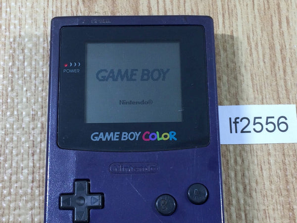 lf2556 Plz Read Item Condi GameBoy Color Purple Game Boy Console Japan