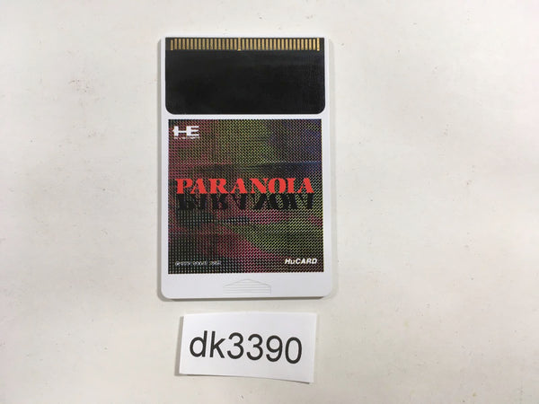 DK3390 Paranoia PC Engine Japan