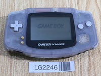 LG2246 Plz Read Item Condi GameBoy Advance Milky Blue Game Boy Console Japan