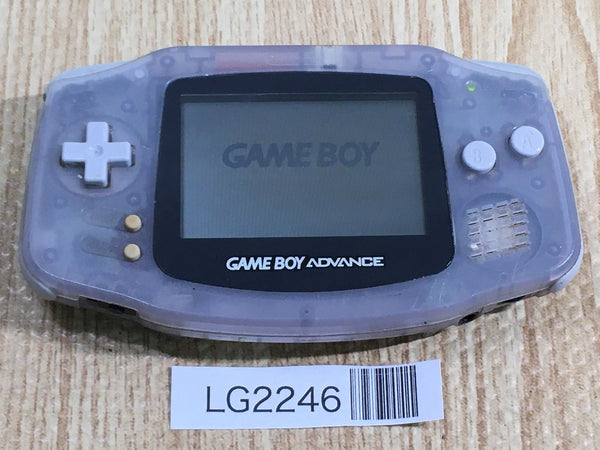 LG2246 Plz Read Item Condi GameBoy Advance Milky Blue Game Boy Console Japan