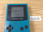 lc2216 Plz Read Item Condi GameBoy Color Blue Game Boy Console Japan
