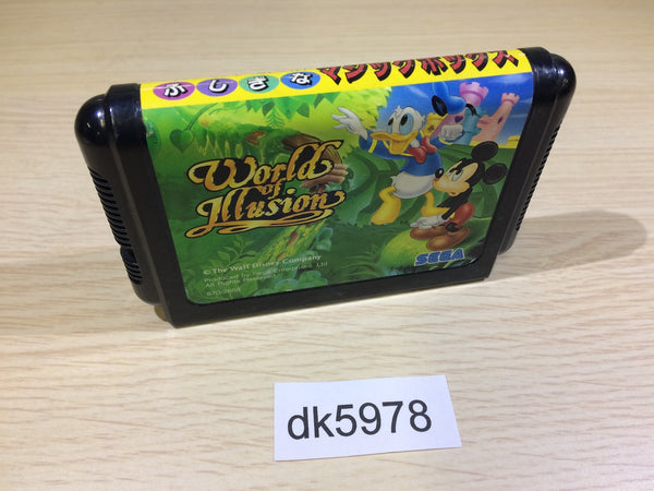 DK5978 World of Illusion I Love Mickey & Donald Mega Drive Genesis Japan