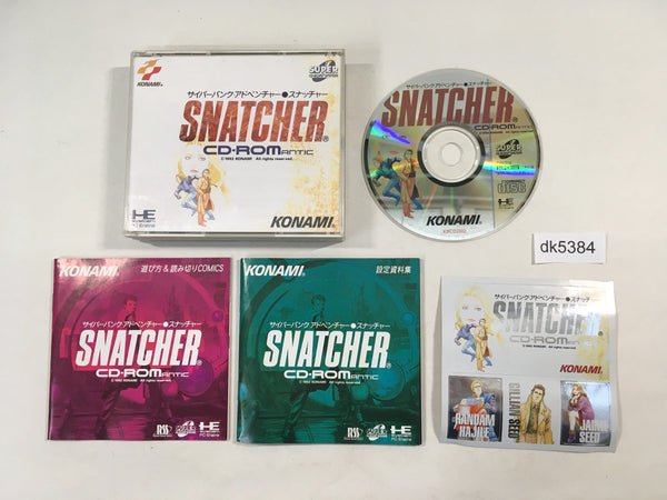 DK5384 Snatcher SUPER CD ROM 2 PC Engine Japan