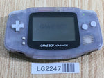 LG2247 Plz Read Item Condi GameBoy Advance Milky Blue Game Boy Console Japan