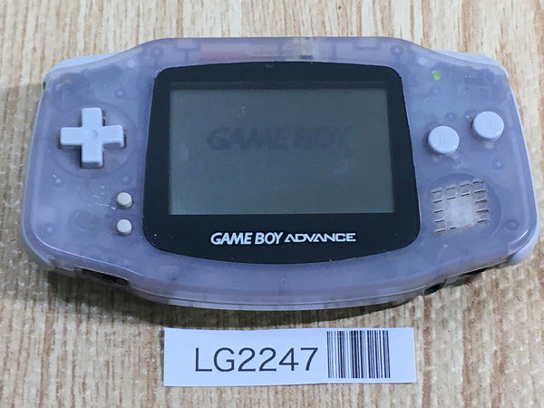 LG2247 Plz Read Item Condi GameBoy Advance Milky Blue Game Boy Console Japan