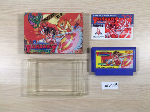 UE5115 Rygar Argus no Senshi BOXED NES Famicom Japan