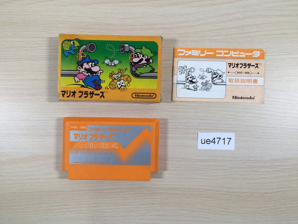 UE4717 Mario Bros. BOXED NES Famicom Japan