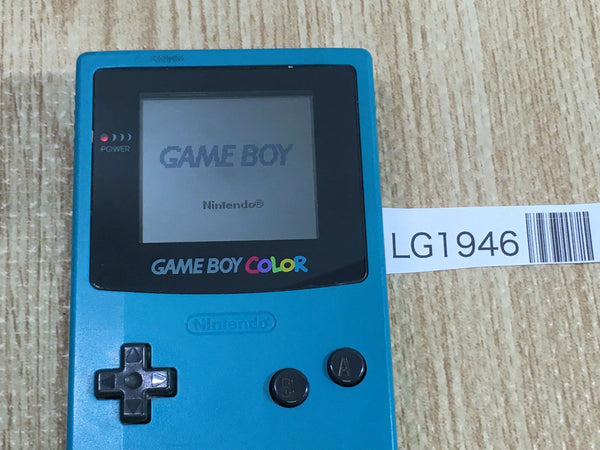 LG1946 Plz Read Item Condi GameBoy Color Blue Game Boy Console Japan