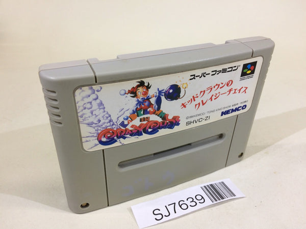SJ7639 Kid Klown in Crazy Chase SNES Super Famicom Japan