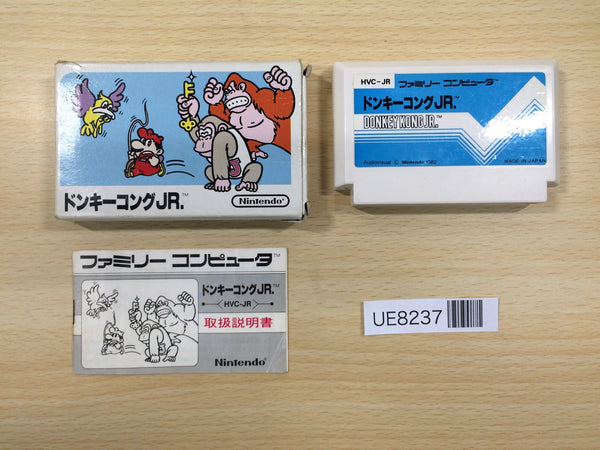 UE8237 Donkey Kong JR. BOXED NES Famicom Japan