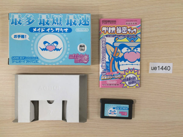 ue1440 Made in Wario Mario BOXED GameBoy Advance Japan