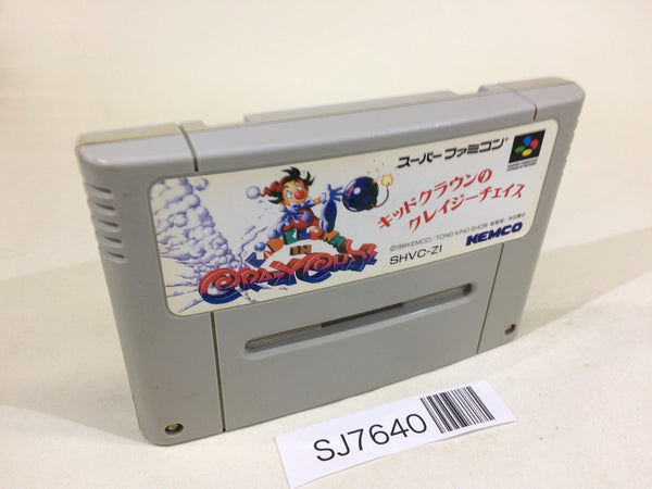 SJ7640 Kid Klown in Crazy Chase SNES Super Famicom Japan