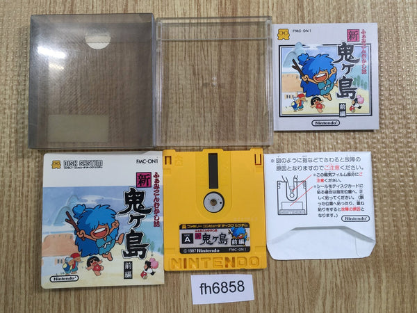 fh6858 Shin Onigashima 1 BOXED Famicom Disk Japan
