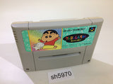 Crayon Shinchan Arashi wo Yobu Enji SNES Super Famicom Japan - SH5970