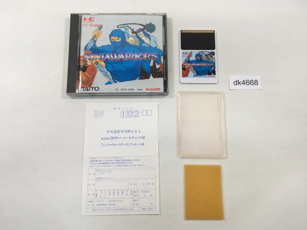 DK4668 Ninja Warriors BOXED PC Engine Japan