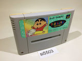 Crayon Shinchan Arashi wo Yobu Enji SNES Super Famicom Japan - SI5503