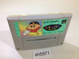 Crayon Shinchan Arashi wo Yobu Enji SNES Super Famicom Japan - SH5971