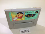 Crayon Shinchan Arashi wo Yobu Enji SNES Super Famicom Japan - SH5972